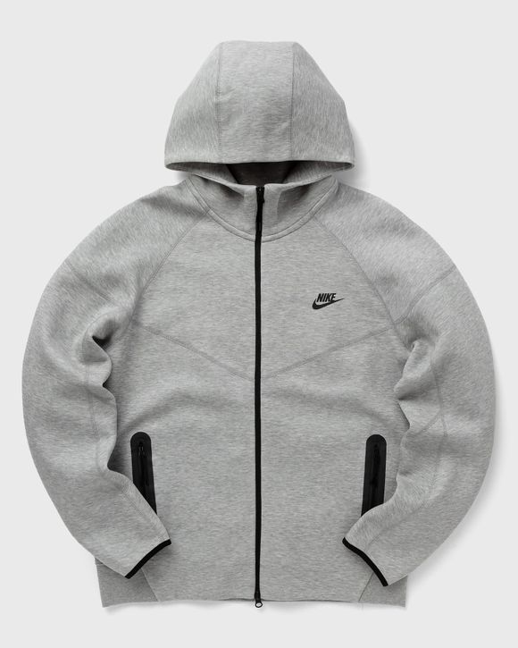 Casaco Nike Sportswear Tech Fleece Hoodie Grey Heather-Black-White