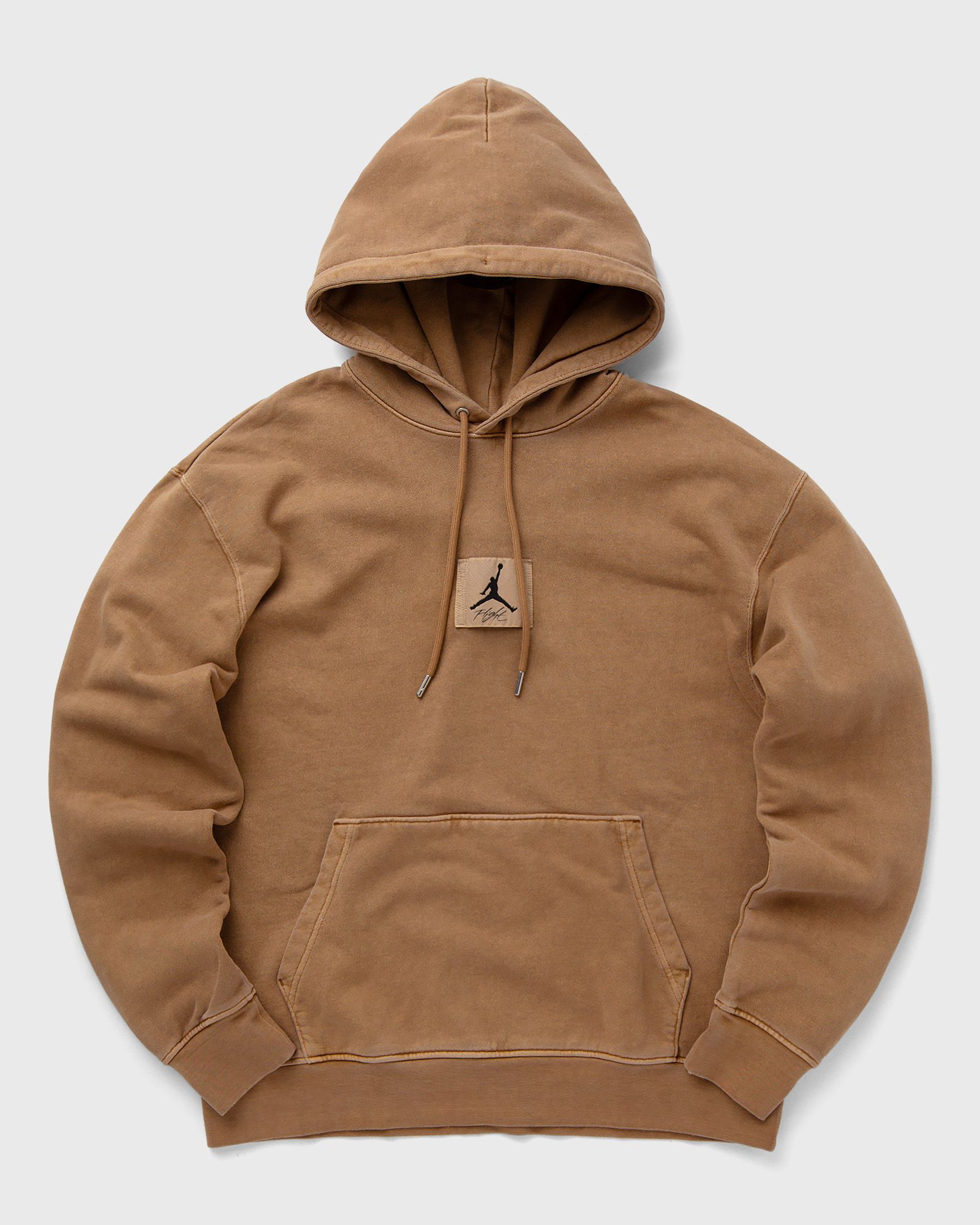 Jordan - essentials statement fleece washed pullover hoodie men hoodies brown in größe:xxl