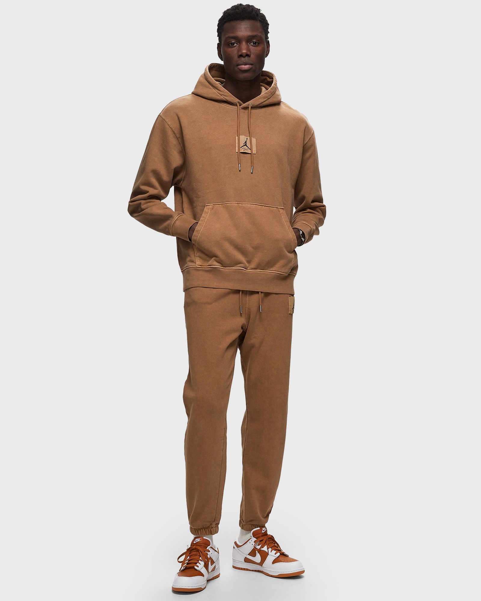 Essentials Statement Fleece Washed Pullover Hoodie