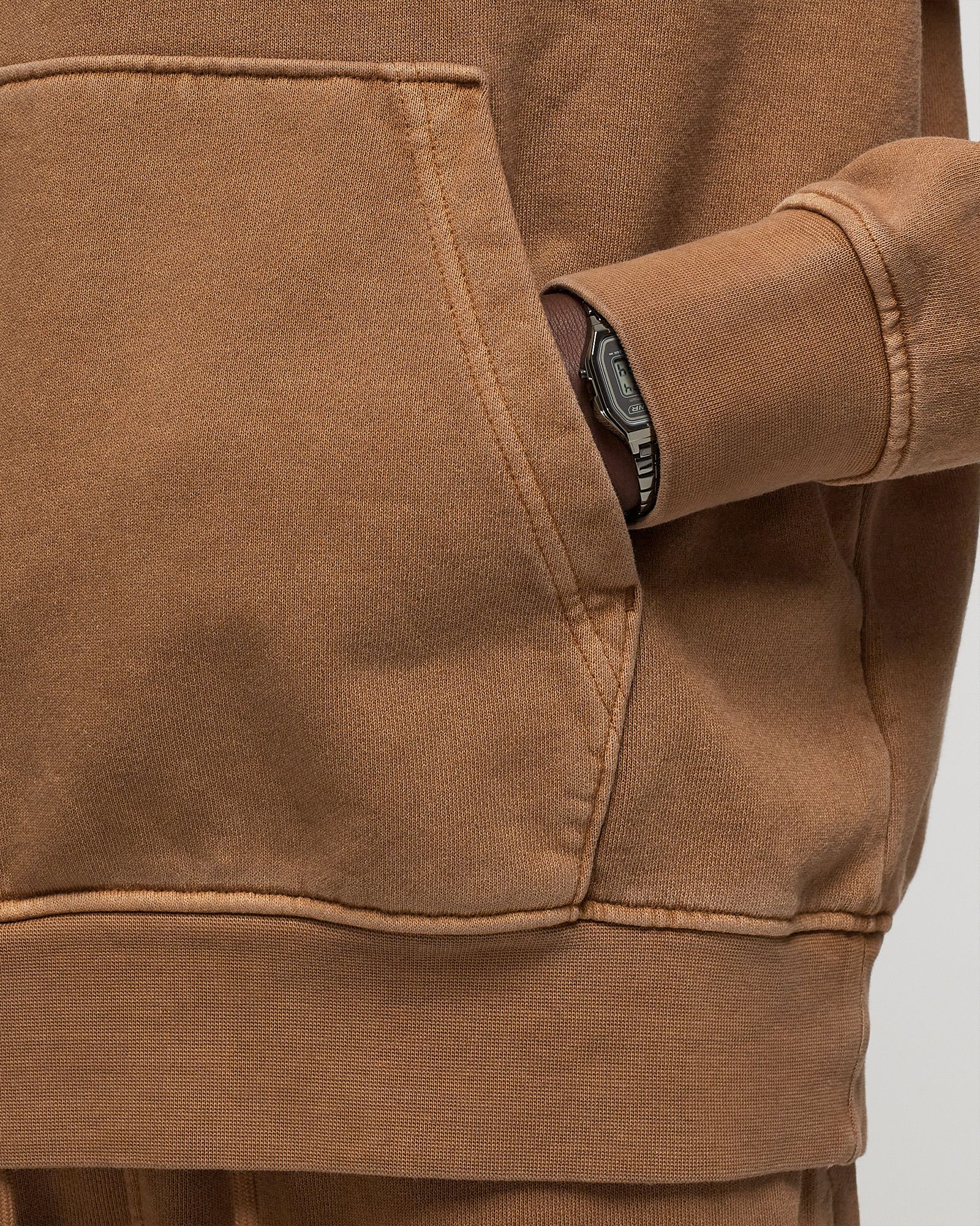 Essentials Statement Fleece Washed Pullover Hoodie