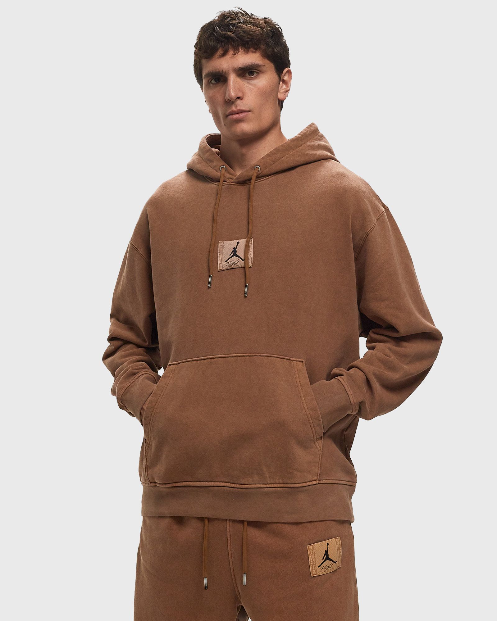 Essentials Statement Fleece Washed Pullover Hoodie