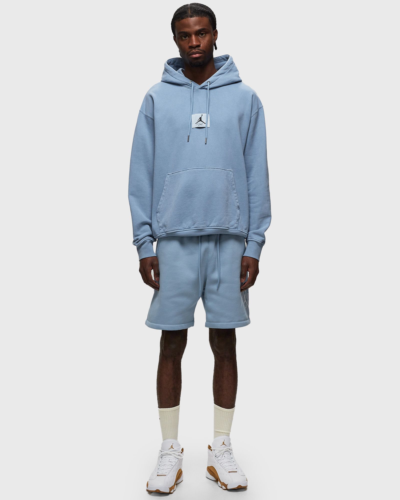 Essentials Statement Fleece Washed Pullover Hoodie