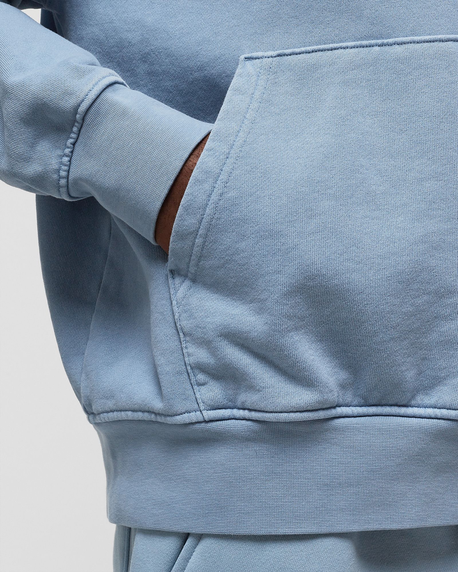 Essentials Statement Fleece Washed Pullover Hoodie