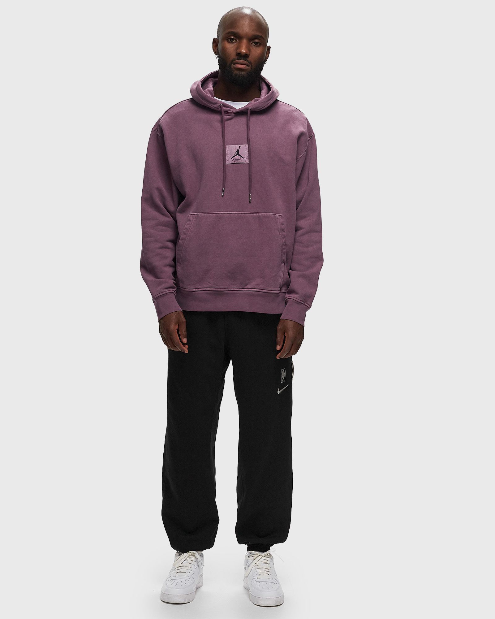 Essentials Statement Fleece Washed Pullover Hoodie