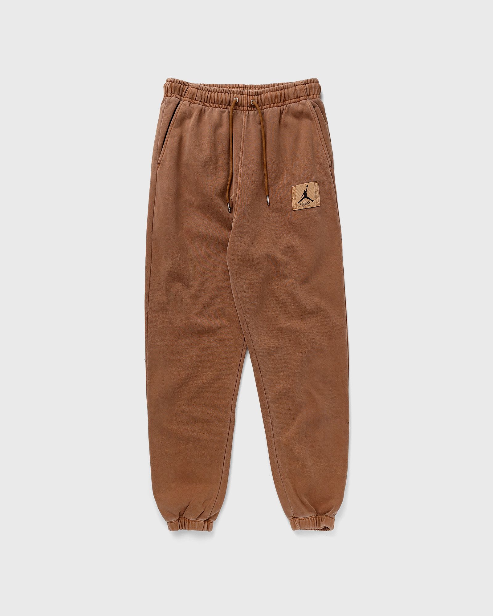 Jordan - essentials fleece washed pants men sweatpants brown in größe:xl