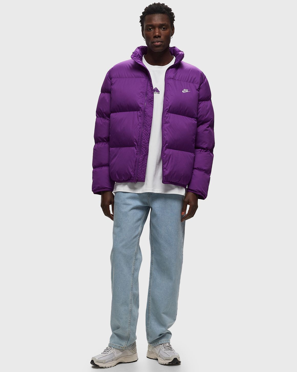 Nike Club Puffer Jacket Purple BSTN Store