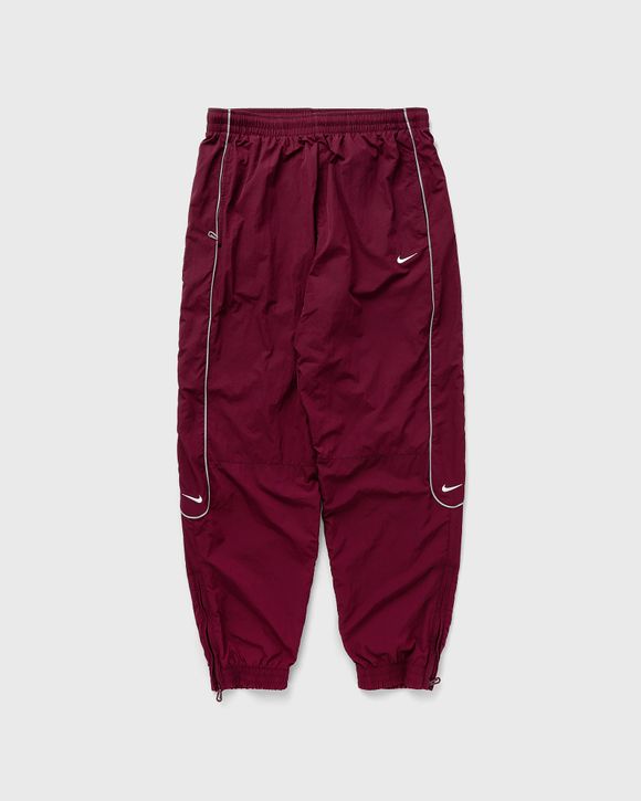 Nike swoosh track pants red new arrivals