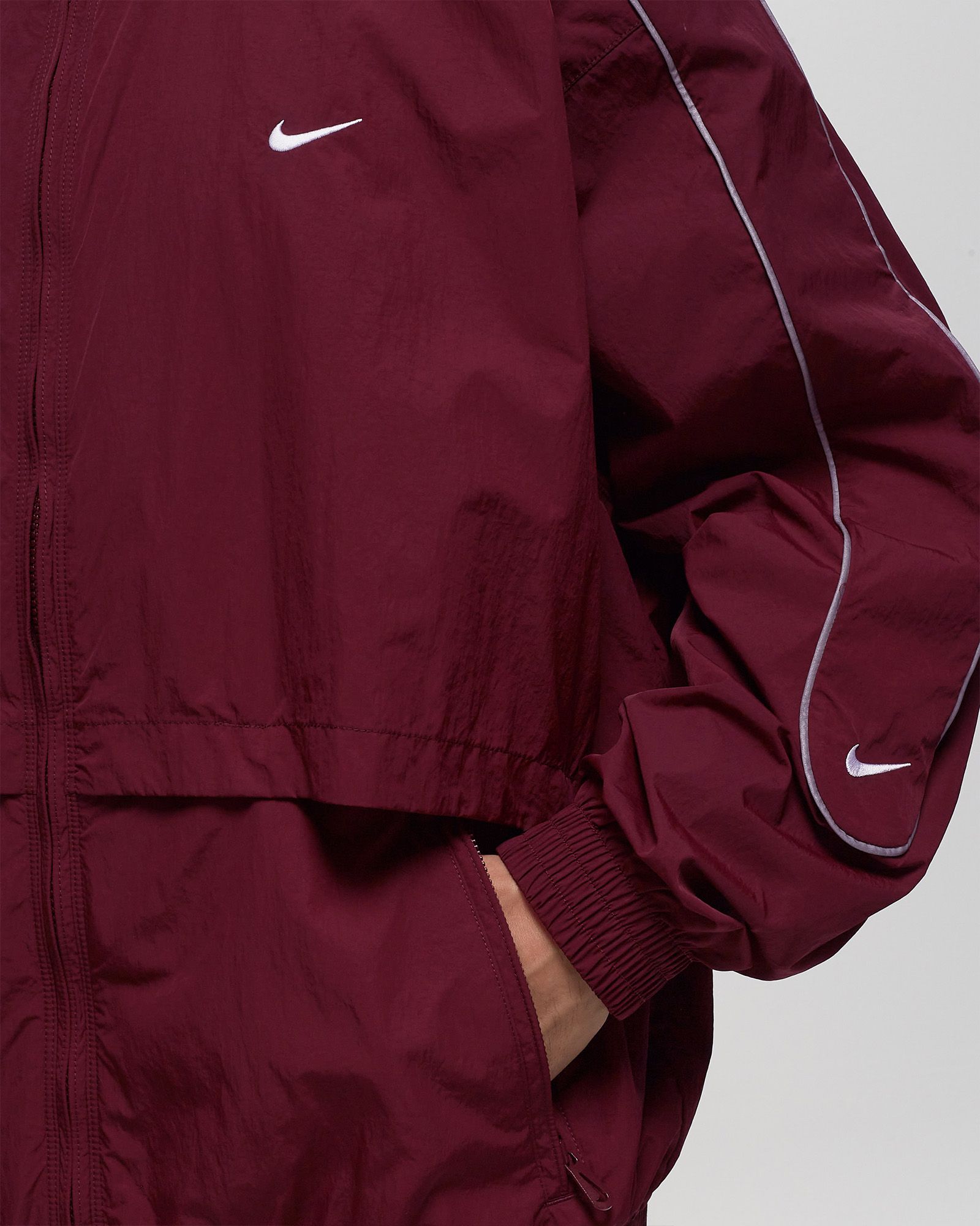 Nike Men's Solo Swoosh Woven Track Jacket
