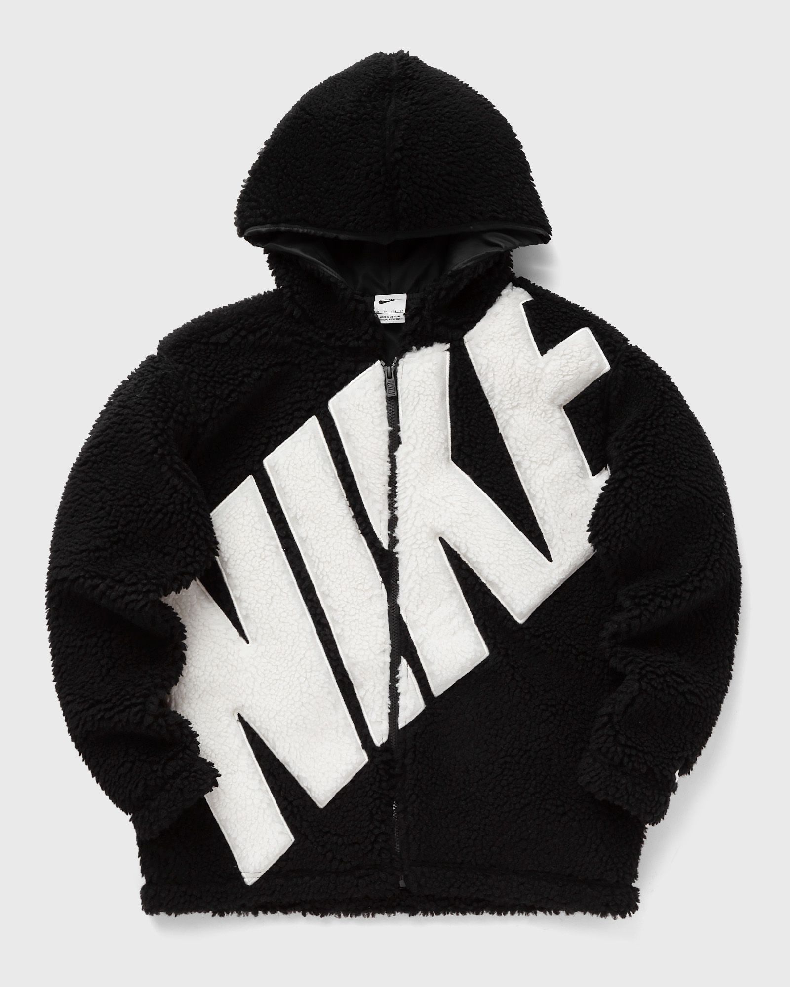 Nike - sportswear women's logo high-pile jacket women fleece jackets black in größe:xs