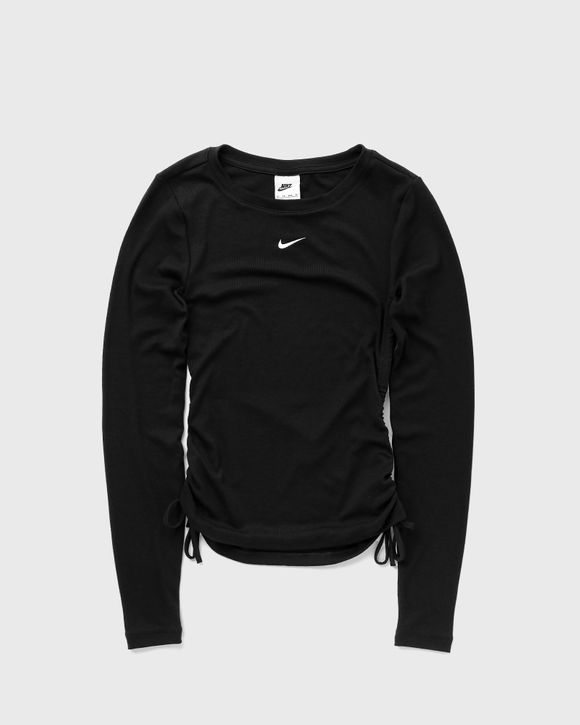 Nike Sportswear Essentials Women's Ribbed Cropped T-Shirt Black