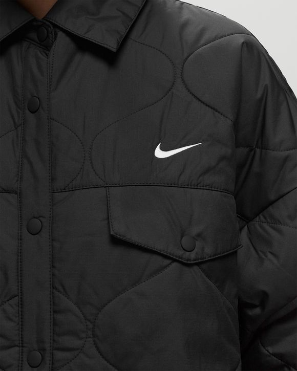 Nike Women's Sportswear Essentials Woven Varsity Bomber Jacket, Medium, White