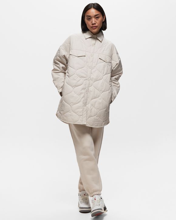 Nike Nike Sportswear Essentials Women's Quilted Trench White - LT OREWOOD  BRN/SAIL