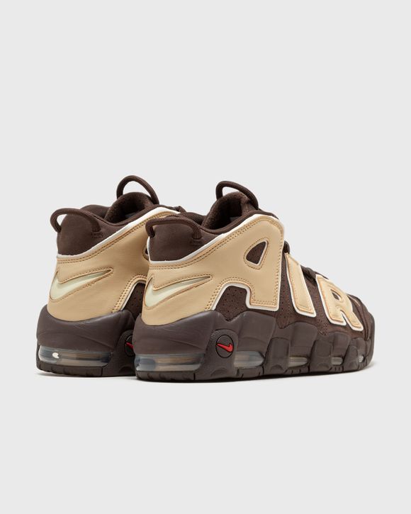 NIKE Air More Uptempo '96 rubber-trimmed leather sneakers