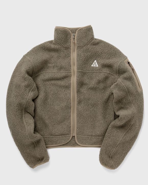 Nike acg fleece jacket khaki sale