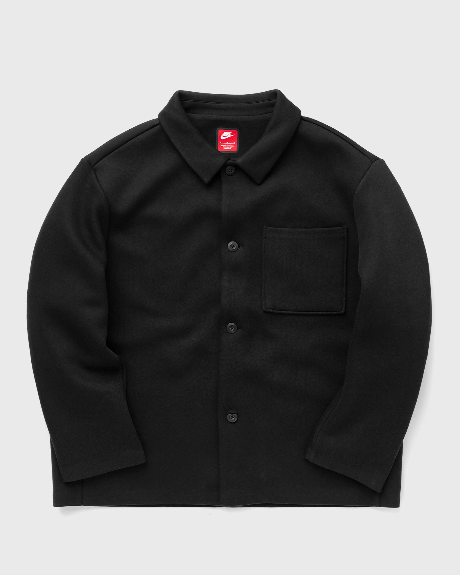 Nike - tech fleece reimagined shacket men overshirts black in größe:m