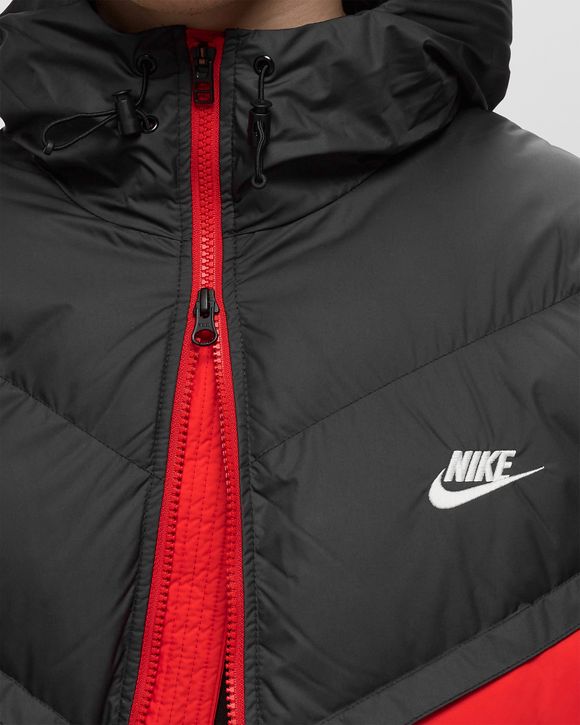 Nike STORM FIT WINDRUNNER PRIMALOFT JACKET Black/Red | BSTN Store