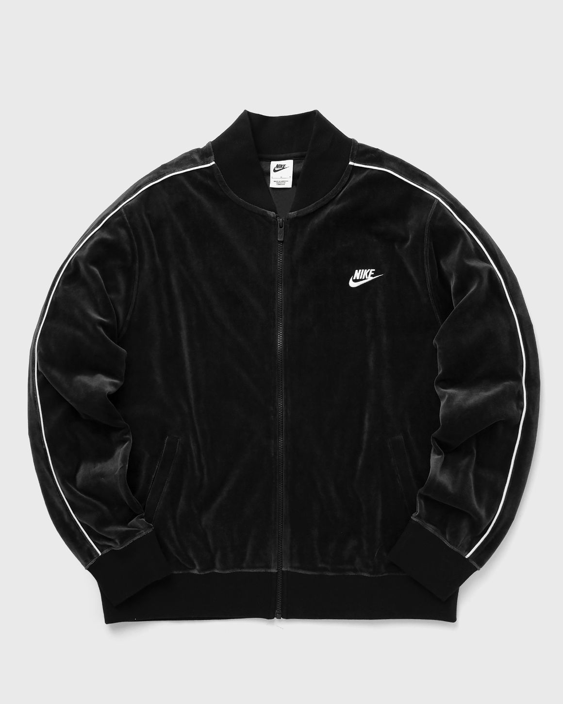 Nike velour track jacket hotsell