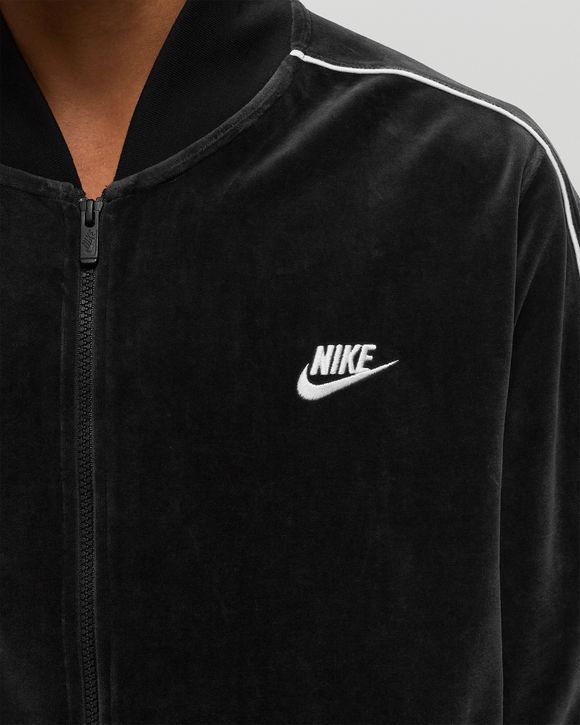 Nike Nike Sportswear Club Men's Velour Jacket Black - black/white