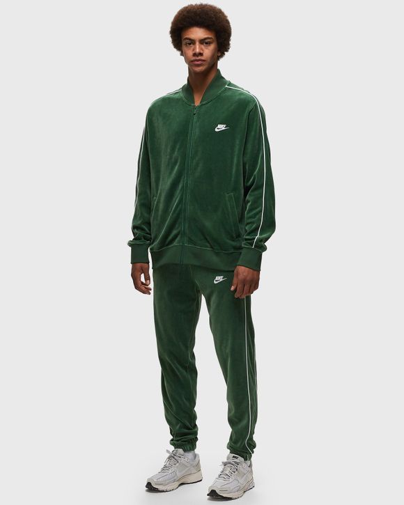 Nike Nike Sportswear Club Men's Velour Jacket Green - FIR/WHITE