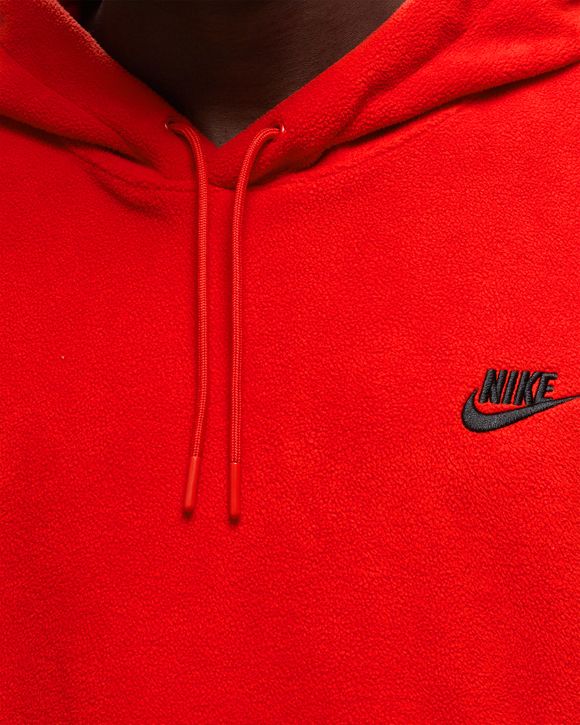 Red nike 2024 hoodie pullover