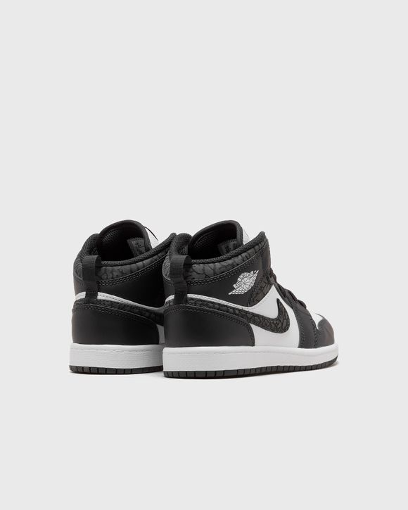 Black and white store jordans kids