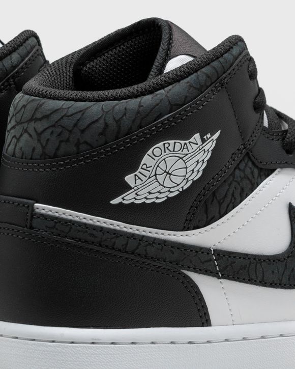 Jordan Air Jordan 1 Mid SE 'Panda Elephant' Black - OFF  NOIR/BLACK-WHITE-BLACK