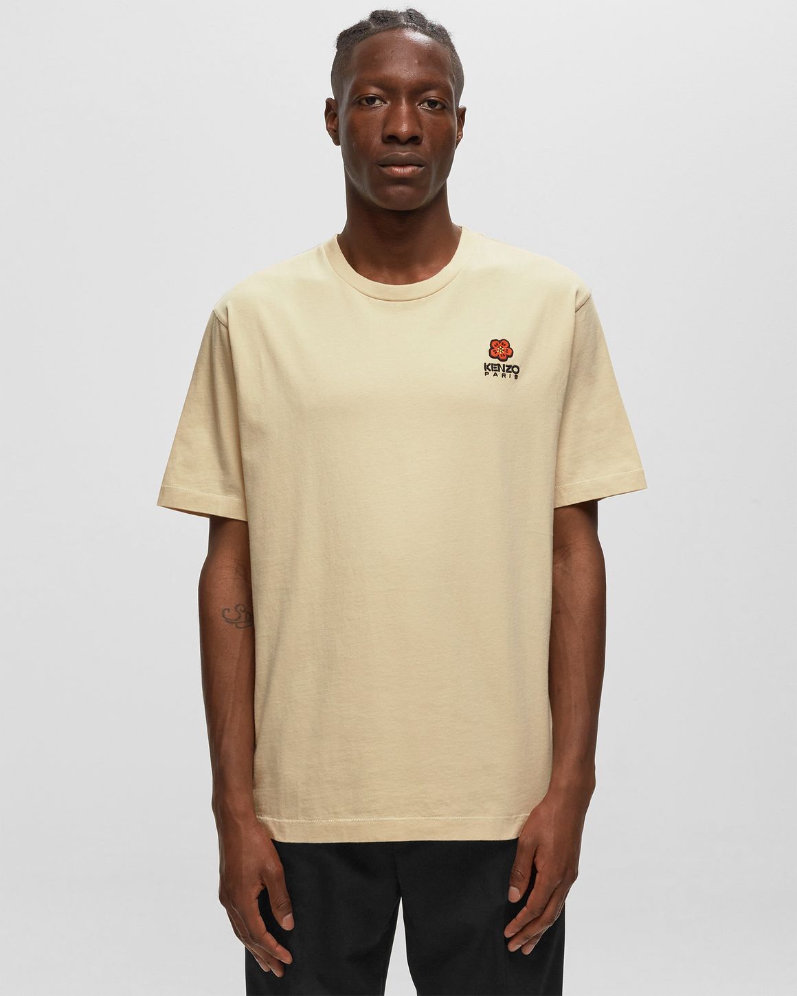 Kenzo BOKE FLOWER CREST TEE Beige | BSTN Store