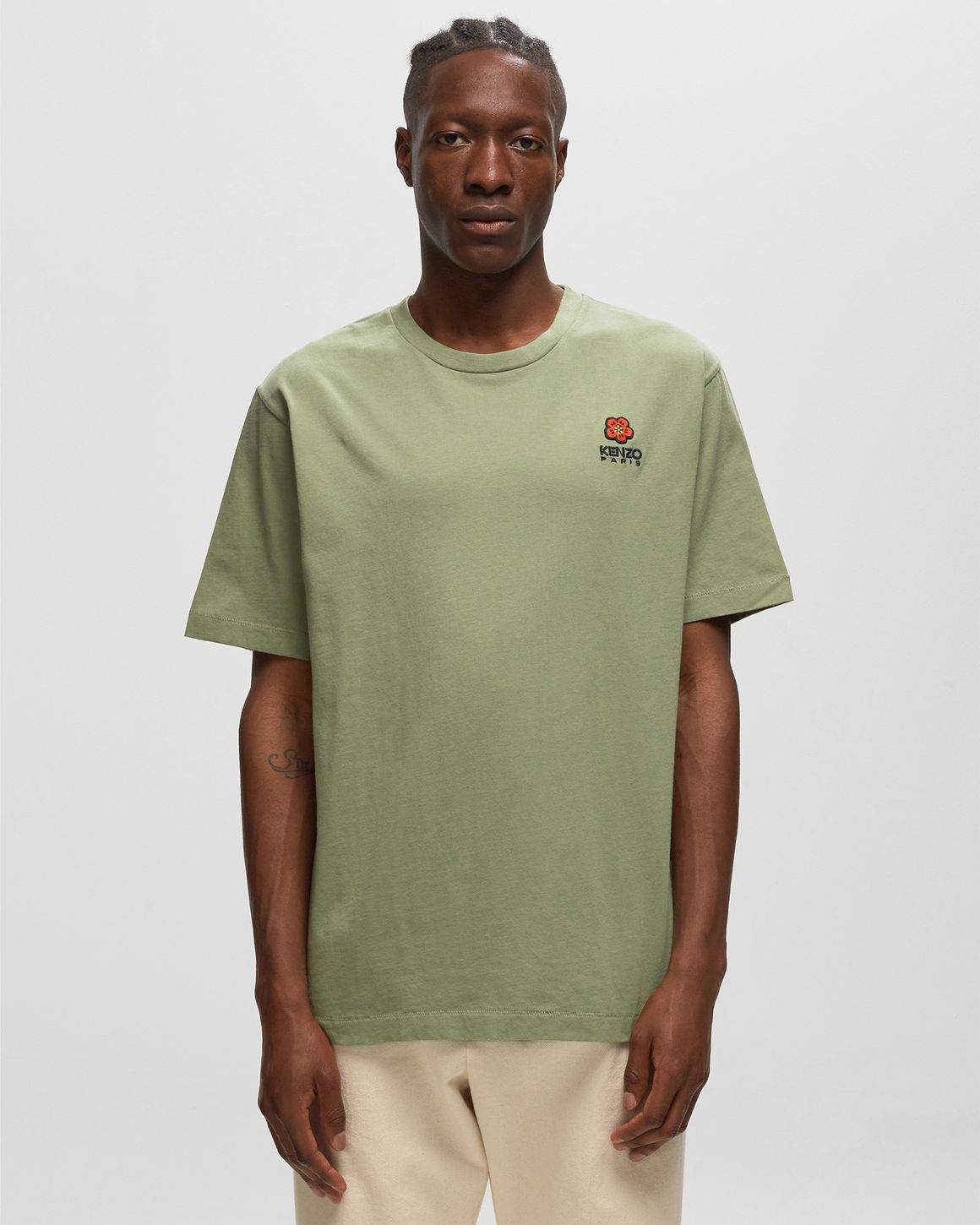 Kenzo BOKE FLOWER CREST TEE Green | BSTN Store