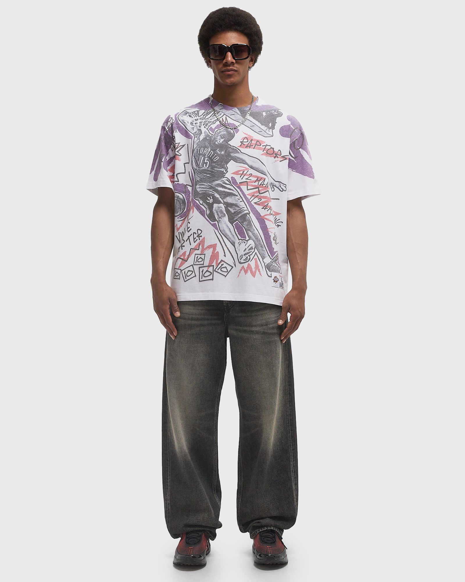 NBA SHOWSTOPPER SS PLAYER TEE VINTAGE LOGO ALL-STAR 2000 VINCE CARTER