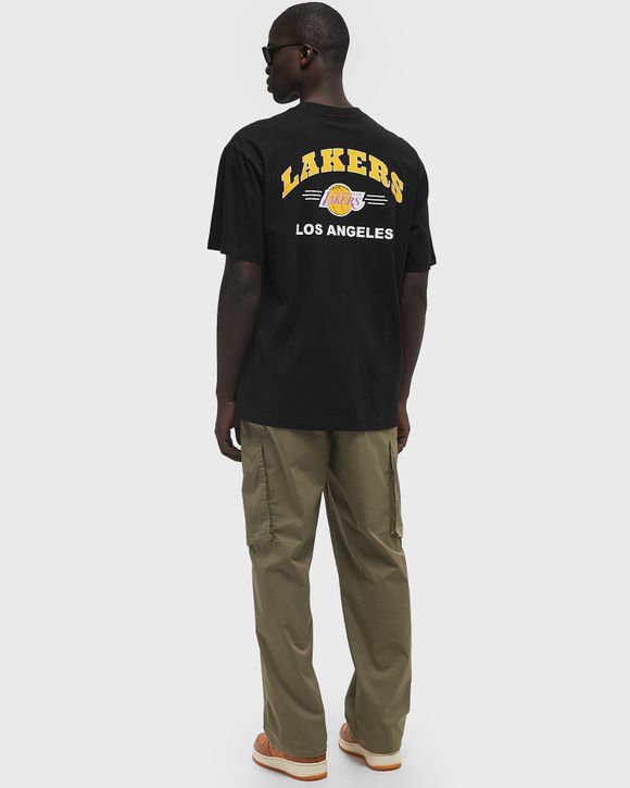 Thumbnail - NBA DOUBLE HIT SS POCKET TEE VINTAGE LOGO LOS ANGELES LAKERS