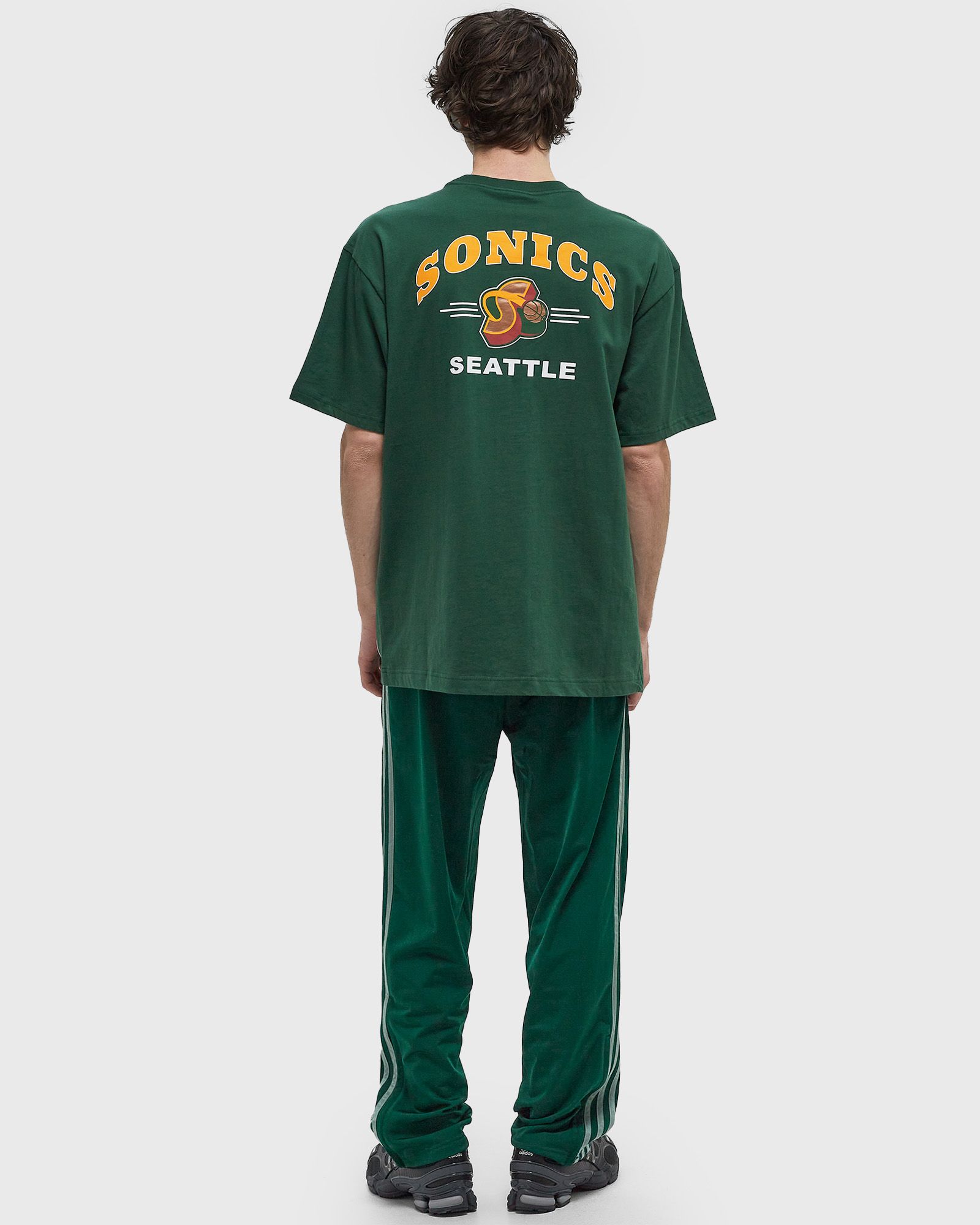 NBA DOUBLE HIT SS POCKET TEE VINTAGE LOGO SEATTLE SUPERSONICS