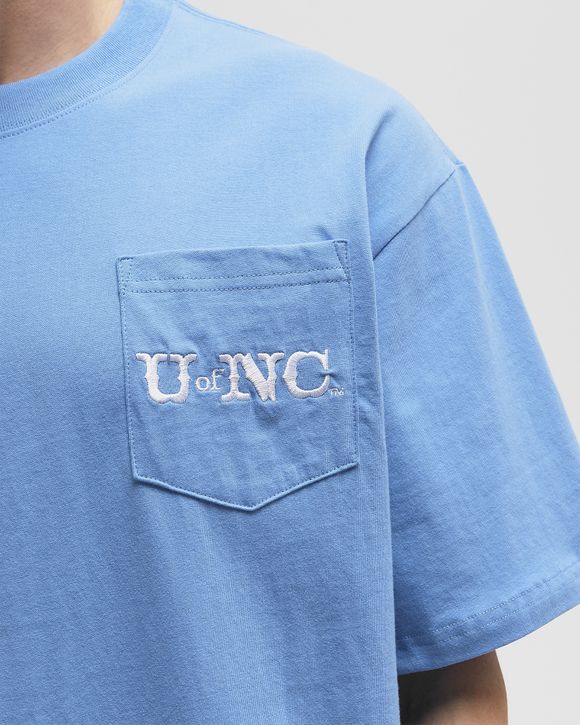 NCAA DOUBLE HIT SS POCKET TEE VINTAGE LOGO NORTH CAROLINA