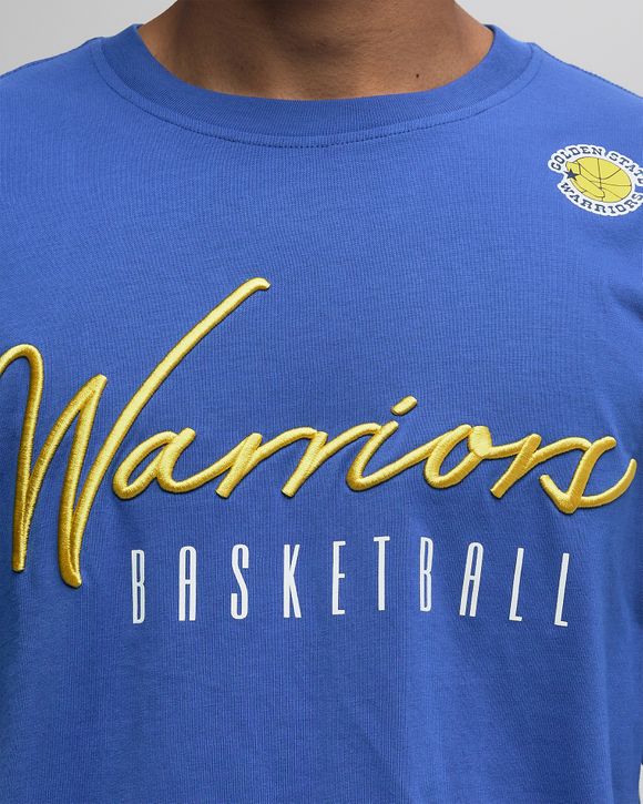 NBA TRAINING DAY PREMIUM SS TEE VINTAGE LOGO GOLDEN STATE WARRIORS