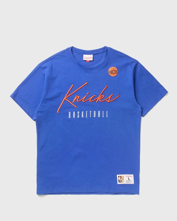 NBA TRAINING DAY PREMIUM SS TEE VINTAGE LOGO NEW YORK KNICKS