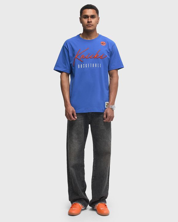 Thumbnail - NBA TRAINING DAY PREMIUM SS TEE VINTAGE LOGO NEW YORK KNICKS