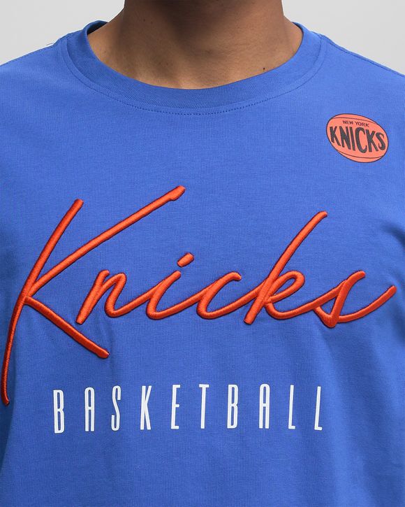 NBA TRAINING DAY PREMIUM SS TEE VINTAGE LOGO NEW YORK KNICKS