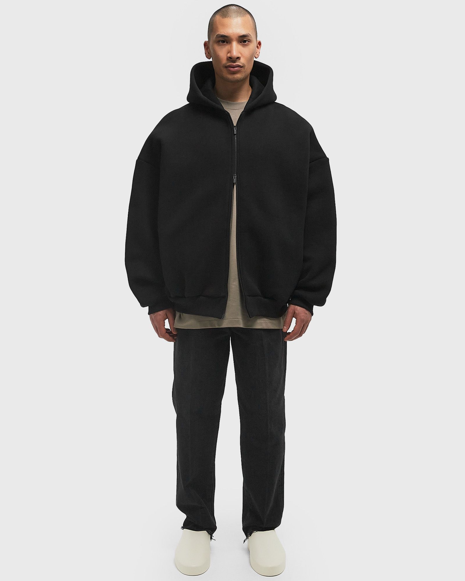 Fear of God FULL ZIP HOODIE Black | BSTN Store