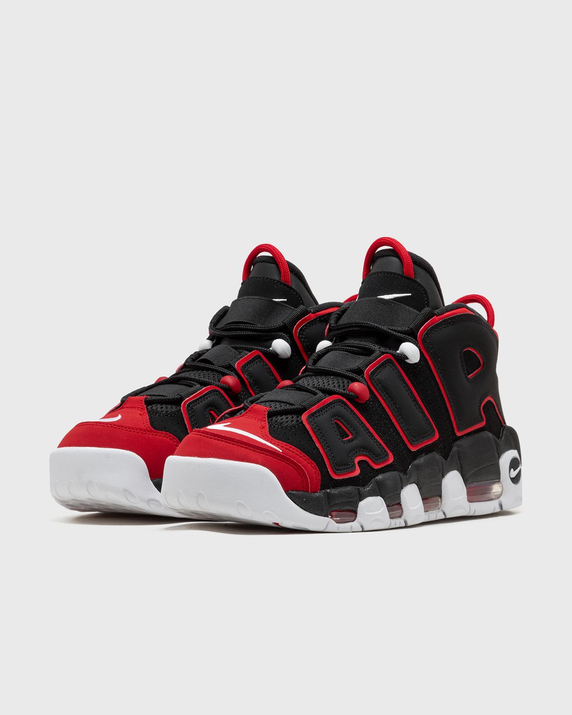 Nike Air More Uptempo ブラック/レッド／ミント Nike Air More Uptempo 96 Electric Black Bright Crimson Red