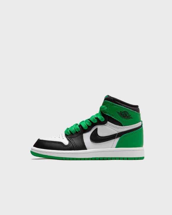 Jordan Air Jordan 1 Retro High OG (PS) 'Lucky Green' Black/White -  BLACK/LUCKY GREEN-WHITE