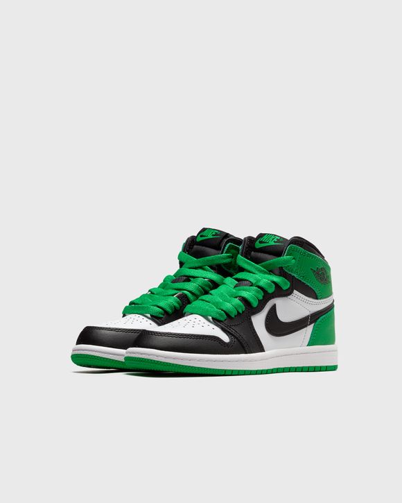 Jordan Air Jordan 1 Retro High OG (PS) 'Lucky Green' Black/White -  BLACK/LUCKY GREEN-WHITE