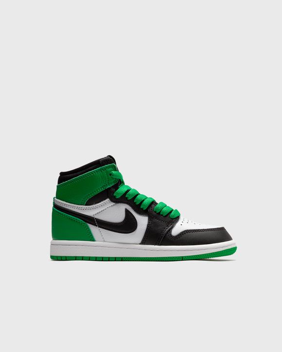 Jordan Air Jordan 1 Retro High OG (PS) 'Lucky Green' Black/White