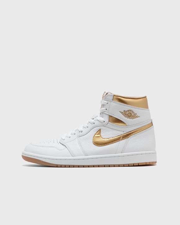 Jordan WMNS AIR JORDAN 1 RETRO HI OG 'METALLIC GOLD' White | BSTN