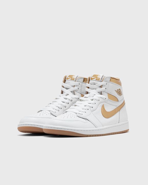 Jordan WMNS AIR JORDAN 1 RETRO HI OG 'METALLIC GOLD' White | BSTN