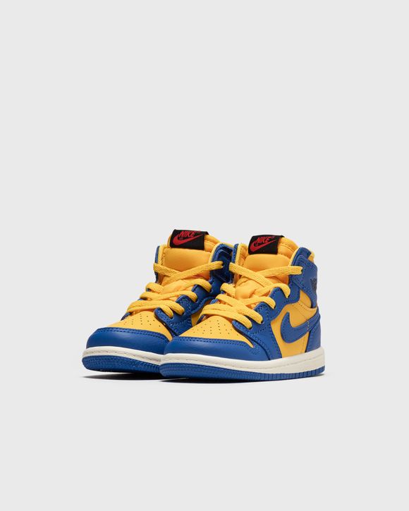 Jordan JORDAN 1 RETRO HIGH OG TD Blue Yellow VARSITY MAIZE GAME ROYAL SAIL