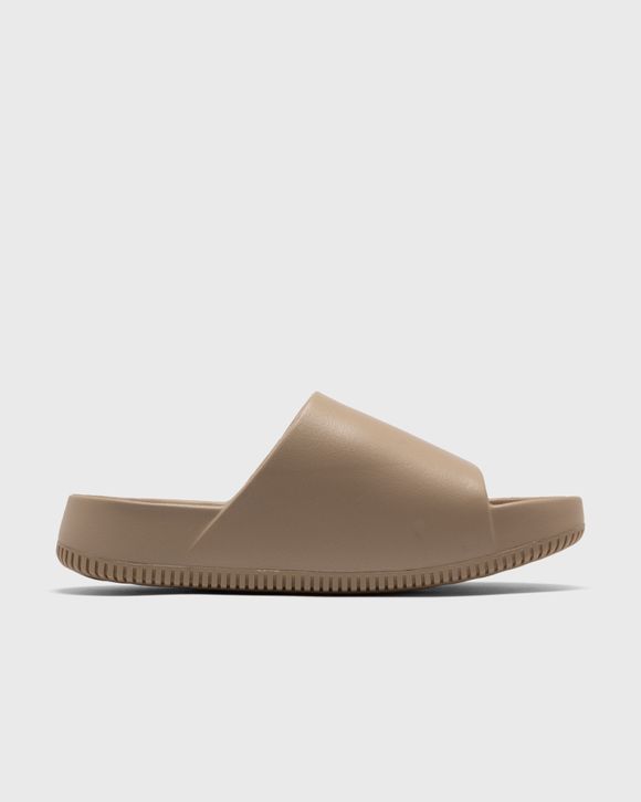 Brown nike slides on sale