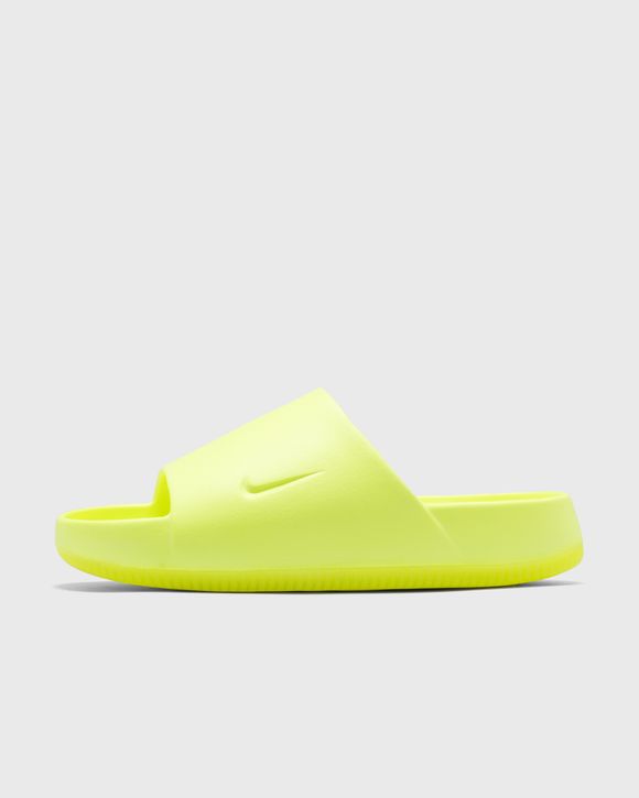 Blue and yellow outlet nike slides