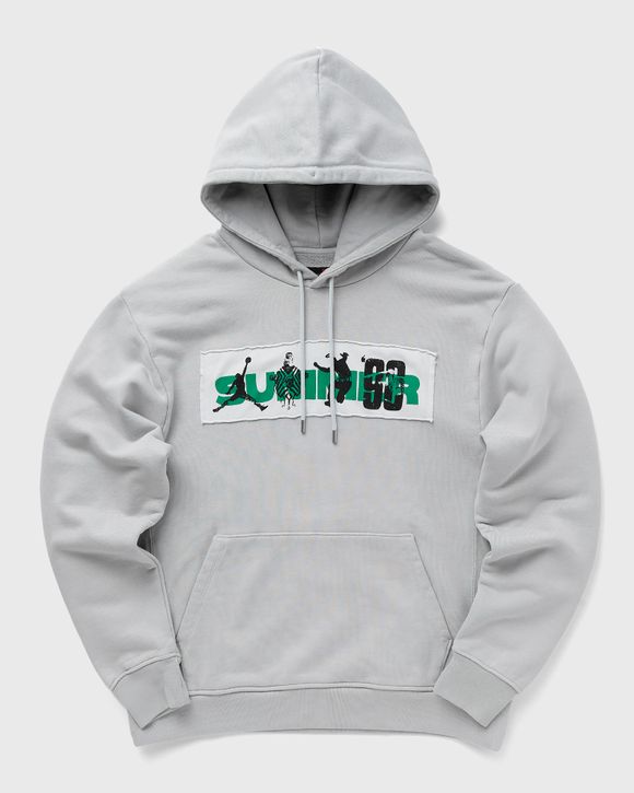 Jordan Jordan x UNION x Bephies Beauty Supply Fleece-Hoodie Grey - GREY  FOG/PHOTON DUST/STADIUM GREEN/