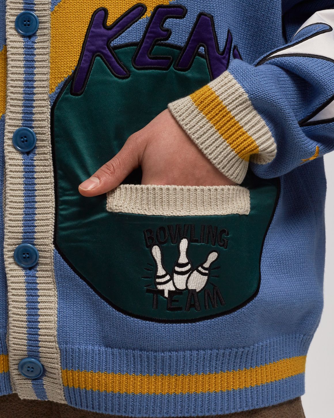 Kenzo BOWLING ELEPHANT CARDIGAN Multi BSTN Store
