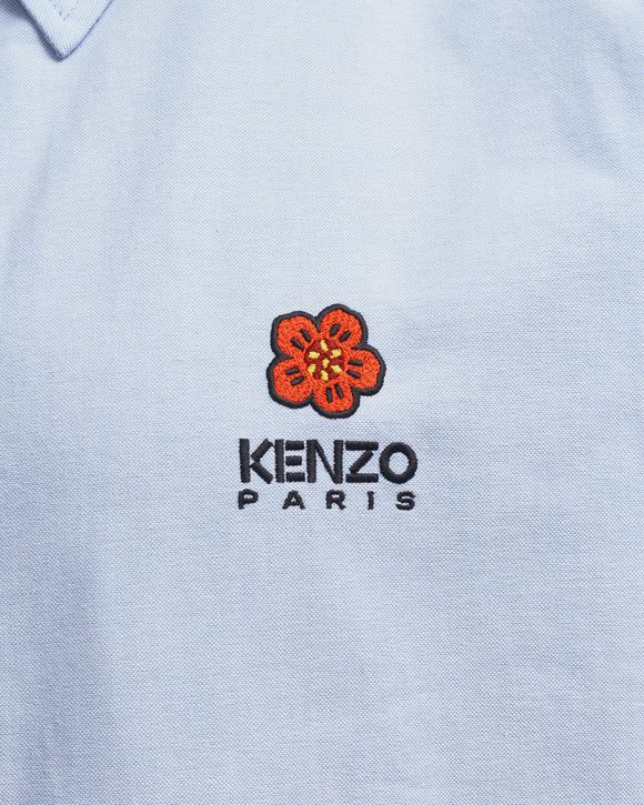 Kenzo BOKE FLOWER CREST CASUAL SHIRT Blue | BSTN Store