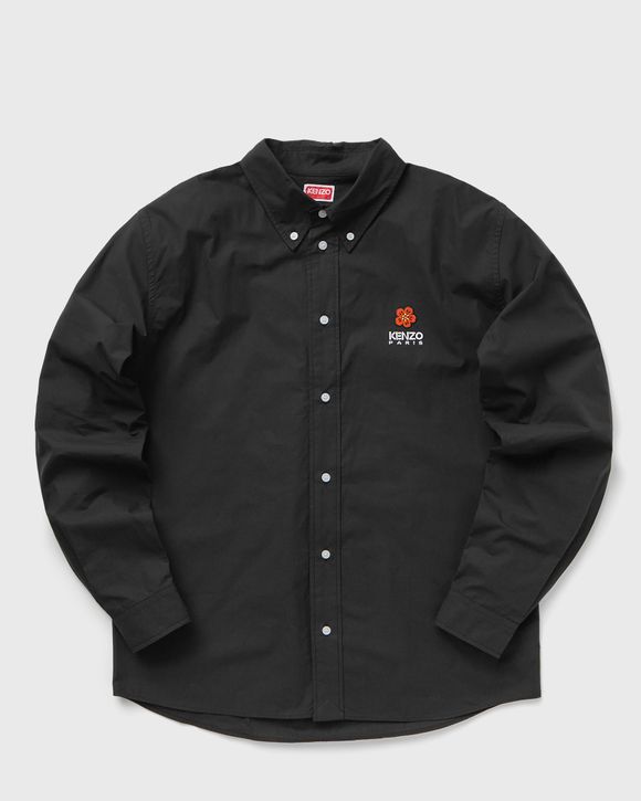 Womens Supreme Poplin Long Sleeve Shirt Black